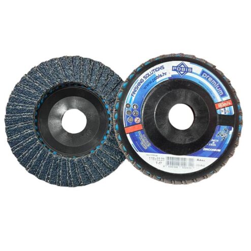Lamelni brusni disk fi115x22mm, POBIS Premium double, T-27 ravni