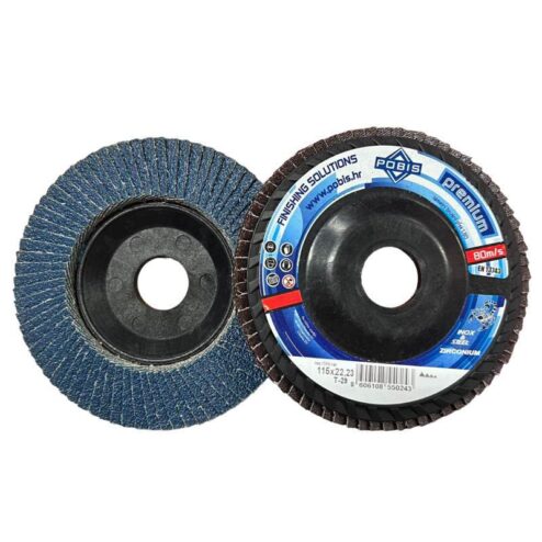 Lamelni brusni disk fi115x22mm, POBIS Premium, T-29 kosi