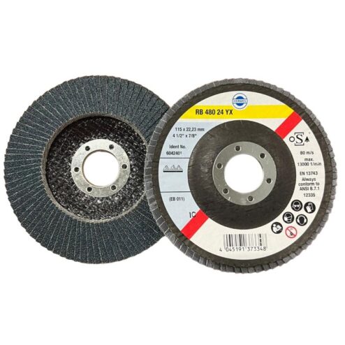 Lamelni brusni disk fi115x22mm, zyrkon, RB 480 24 YX