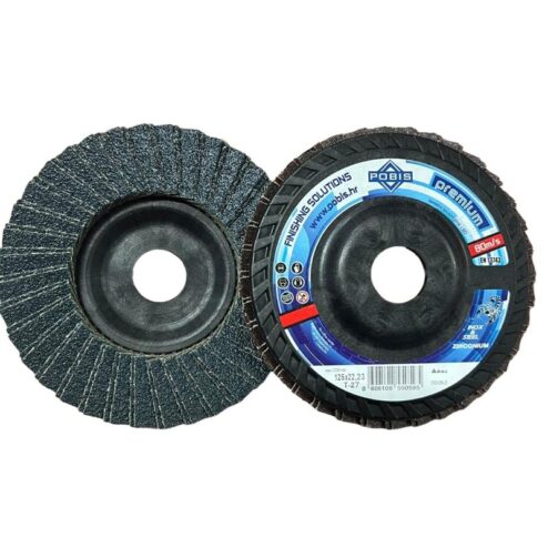 Lamelni brusni disk fi125x22mm, POBIS Premium double, T-27 ravni